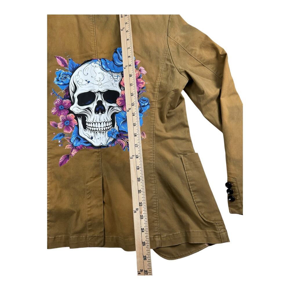 Goodfellow & Co. Upcycled Floral Skull Blazer – Women’s Small – OOAK - Picture 6 of 11